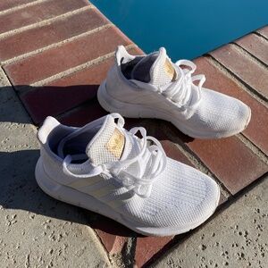 Adidas white sneakers